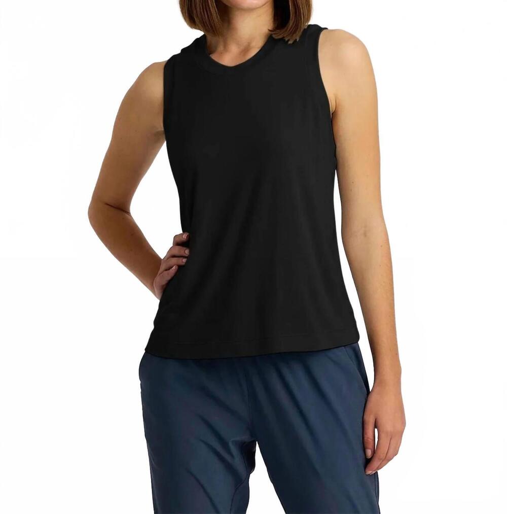 NEW FREE FLY elevate lightweight tank in black